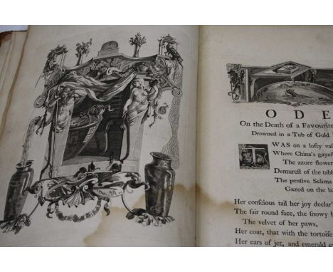 Gray, Thomas, 1716-1771 Designs by Mr R Bentley for six poems Mr T Gray, London, printed for J Dodsley, Pall Mall, 1765, full