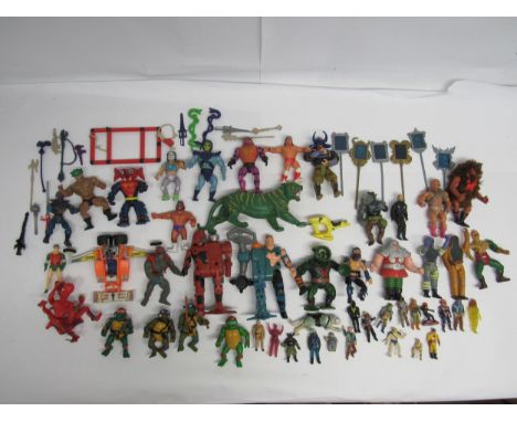 A good collection of Kenner, Hasbro and other vintage action figures and accessories including He-Man Masters of The Universe