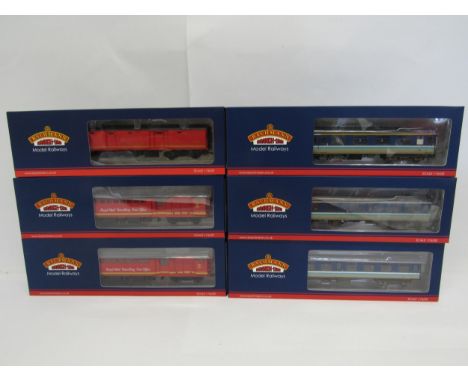 A collection of boxed Bachmann Branch-Line 00 gauge model railway rolling stock to include 39-760 BR Mk1 POT coach TPO storag