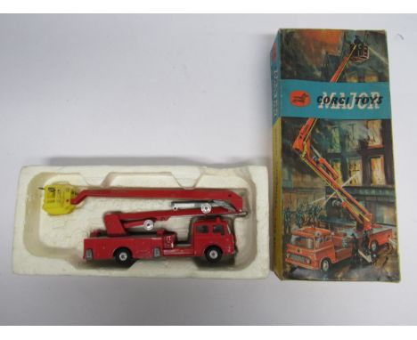 A Corgi Major Toys 1127 diecast Simon Snorkel Fire Engine, housed in original pictorial card lidded box 