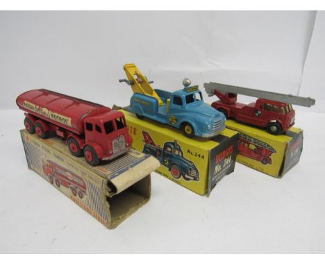 Two boxed Budgie Toys diecast vehicles to include 244 Breakdown Truck and 254 Merryweather Turn Table Ladder Fire Escape, tog