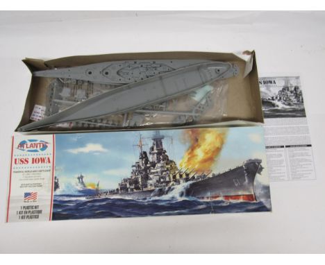 Four assorted ship plastic model kits to include Revell 1:72 scale 05165 Patrol Torpedo Boat PT-579/PT-588, AFV Club 1:350 sc