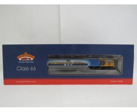 A boxed Bachmann Branch-Line 00 gauge model railway 32-727WDC Class 66 diesel locomotive 'Sorrento', Kernow Model Rail Centre