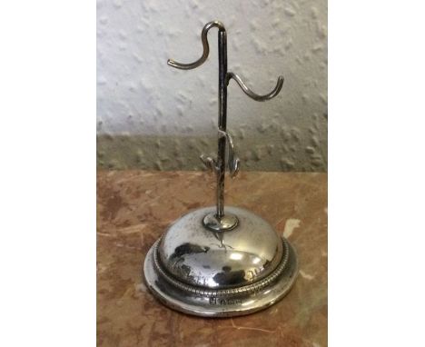 A stylish silver ring tree. Birmingham. Est. £20 - £30.