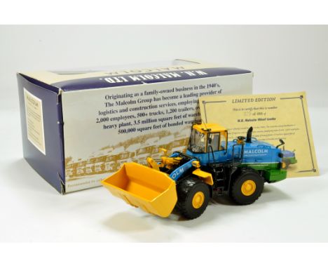 First Gear 1/50 Construction Diecast comprising W H Malcolm Wheel Loader. Limited Edition 379 of 480. VG to E (some light rep