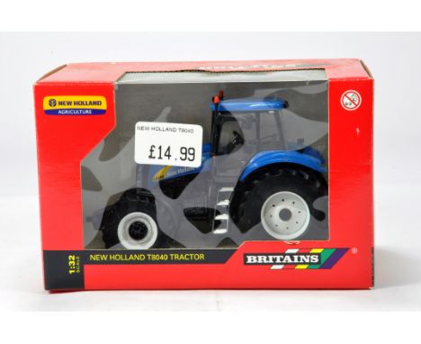 Britains 1/32 Farm Diecast model comprising New Holland T8040 Tractor. NM to M in Box.