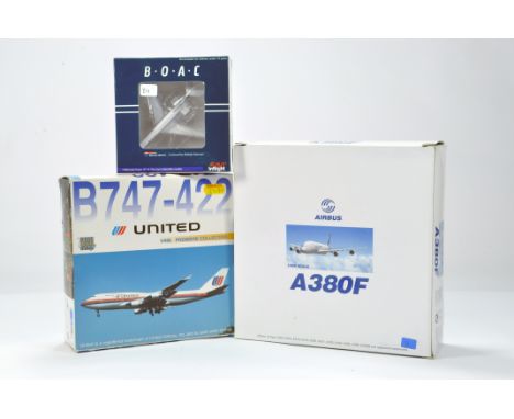An assortment of various scales and makes of model aircraft. NM to M in Boxes. (3)