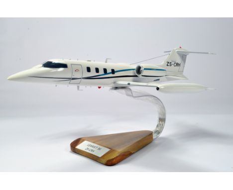 A beautifully produced resin made large scale model of a Learjet 36 aircraft. 