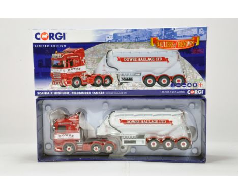 Corgi 1/50 Commercial Diecast Truck Issue comprising CC13769 Scania R Highline Feldbinder Tanker. Dowse Haulage. NM to M in B