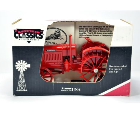 Scale Models 1/16 Farm Diecast model comprising McCormick Deering 22-36 Tractor. NM to M in Box.