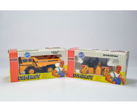Joal 1/50 Construction Diecast Issue comprising Euclid Haul Truck plus Dynapac Roller. NM to M in Boxes. (2)