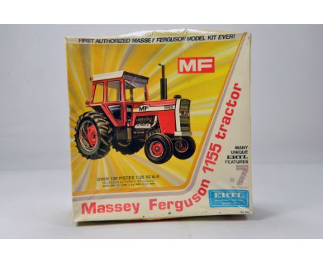 Ertl 1/25 Plastic Model Kit of a Massey Ferguson 1155 Tractor. NM to M (Sealed). 