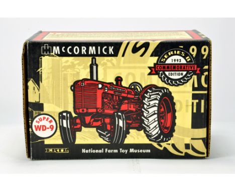 Ertl NFTM 1/16 Farm Diecast model comprising McCormick Super WD-9 Tractor. NM to M in Box.