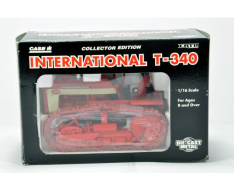 Ertl 1/16 Farm Diecast model comprising International T-340 Crawler Tractor. NM to M in Box.