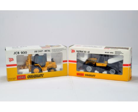 Joal 1/35 Construction Diecast Issue comprising JCB 930 Forklift plus Fastrac 155-65 Tractor. NM to M in Boxes. (2)