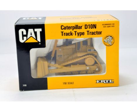 Ertl 1/50 Diecast Construction Model comprising CAT D10N Track Type Tractor. NM to M in Box.