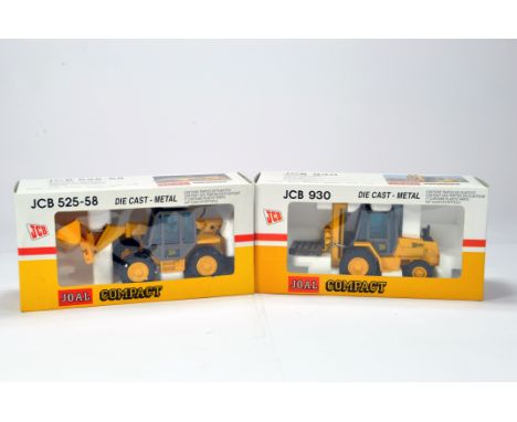 Joal 1/35 Construction Diecast Issue comprising JCB 525-58 Telehandler plus JCB 930 Forklift. NM to M in Boxes. (2)