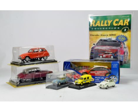 Assortment of Citroen themed diecast cars comprising various issues from different makers and scales. Norev etc. E to NM main