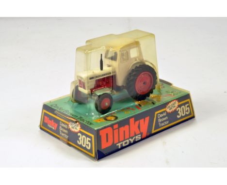 Dinky No. 305 David Brown 995 Tractor. Generally E to NM in E Bubble Packaging. 