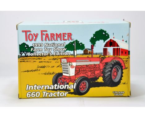 Ertl Toy Farmer 1/16 Farm Diecast model comprising International 660 Tractor. NM to M in Box.