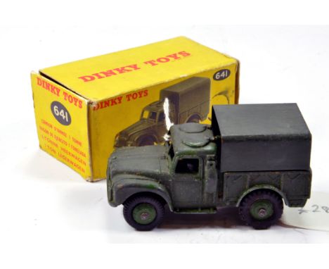 Dinky Military No. 641 Army 1-ton Cargo Truck. G in F to G Box.