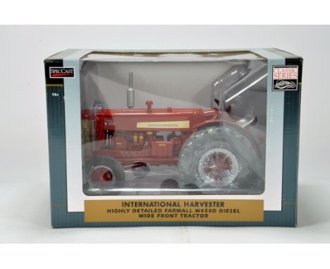 Spec Cast 1/16 Farm Diecast model comprising International Harvester Farmall W450D Tractor. NM to M in Box.