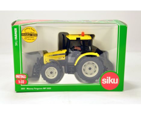 Siku 1/32 Diecast Farm Model comprising Massey Ferguson 5480 Spalding Show Tractor for 2010. NM to M in Box.