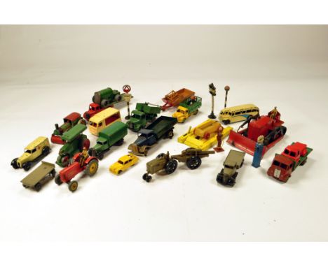 An interesting group of vintage diecast issues from various makers including Dinky, Triang etc plus some interesting plastic 