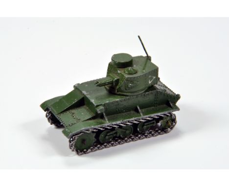 Dinky No. 152a Pre-War Light Tank in green, with aerial. F to G. 