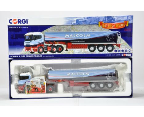 Corgi 1/50 Commercial Diecast Truck Issue comprising CC13762 Scania R Fuel Tanker. W H Malcolm. NM to M in Box.