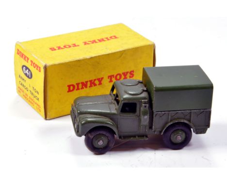 Dinky Military No. 641 Army 1-ton Cargo Truck. G to VG in G to VG Box.
