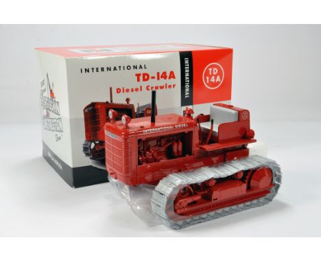 Spec Cast 1/16 Farm Diecast model comprising International TD-14A Crawler Tractor for Toy Trucking Show 2002. NM to M in Box.