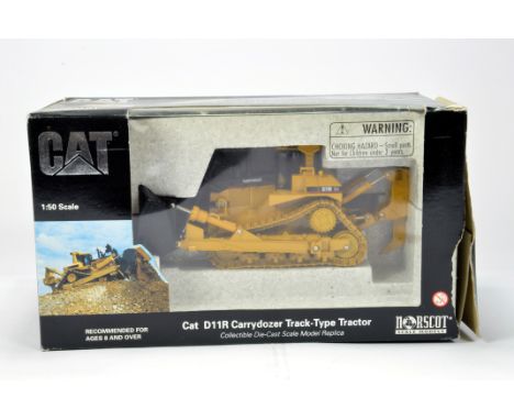 Norscot 1/50 Construction Diecast Issue comprising CAT D11R Carrydozer Track Type Tractor. NM to M in Box.