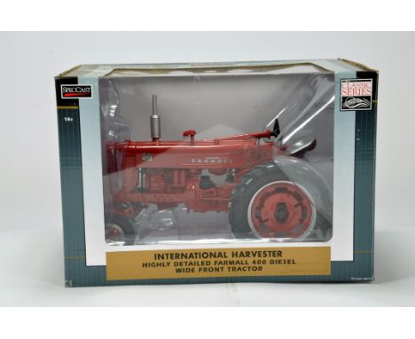 Spec Cast 1/16 Farm Diecast model comprising International Harvester Farmall 400 Diesel Tractor. NM to M in Box.