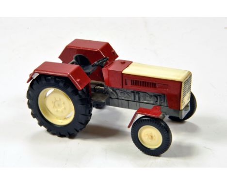 Unusual 1/32? bespoke model of a Steyr Tractor. Far side mudguard needs attention otherwise a rare piece.