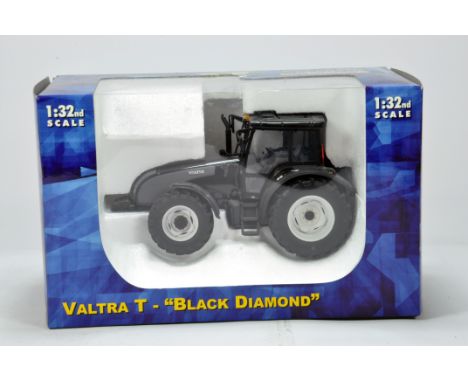 Universal Hobbies 1/32 Farm Diecast model comprising Valtra T Tractor Black Special Edition. VG in Box.