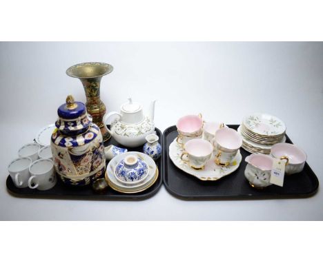A Royal Albert 'Braemar' pattern tea service; a Wedgwood 'Perugia' teapot; Susie Cooper coffee cans and saucers; and other it
