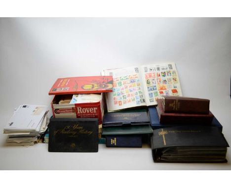 A large quantity of first day covers, coin covers and other stamp interest collectibles.