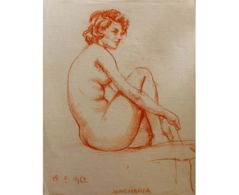 ARTHUR ROYCE BRADBURY (1892-1978) A SMALL FOLIO OF FEMALE LIFE STUDIES Twenty, c.1910-1963, five signed or initialled, many i