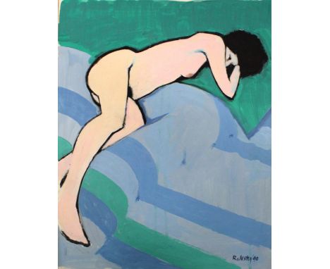 •RONALD JESTY (1926-2016) A FOLIO OF FIGURE STUDIES, NUDES, PORTRAITS, LIFE DRAWINGS etc Comprising a mixed array of interpre