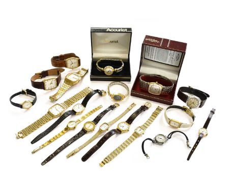 A Selection of Gentleman's and Lady's Wristwatches, comprising of, five gentleman's Rotary wristwatches, three lady's Rotary 
