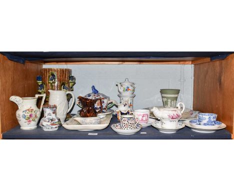 A 19th Century Masons Ironstone Tureen, Cover and Stand, together with a quantity of other 19th century and later English cer