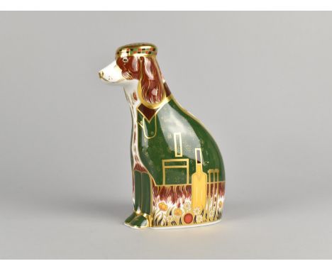 A Limited Edition Royal Crown Derby Paperweight, English Spaniel, 971/1000, no Button