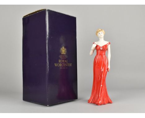 A Royal Worcester Commemorative Figure, Diana, Princess of Wales 1961-1997