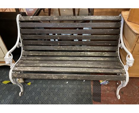 WHOLE IRON GARDEN BENCH
