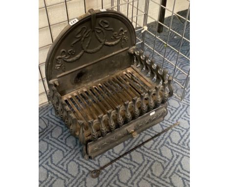 CAST IRON FIRE GRATE 45CMS (H) APPROX