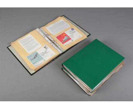Three albums containing a good quantity of RAF signed/unsigned first day covers including mosquito squadron covers.  