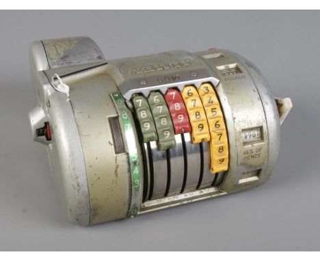 An AB Almex bus conductors ticket machine: number 1409.  Mechanism working but no longer prints.