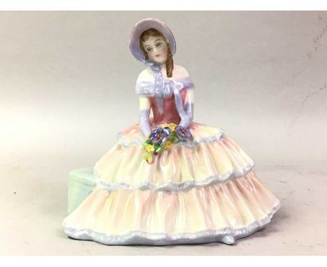 GROUP OF CERAMIC FIGURES, including Royal Doulton Afternoon Tea HN 1747, Daydreams HN 1731 and other Royal Doulton figures, a