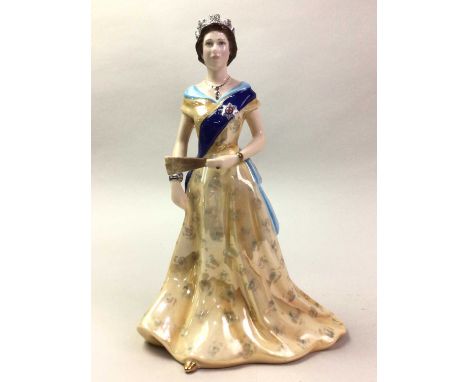 GROUP OF CERAMIC FIGURES, including Royal Doulton Jester, The Quick Step and many other ceramic figures2nd image 1st figure h